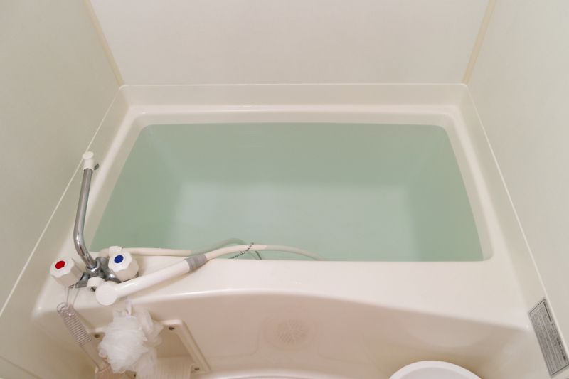 Refinished Tub with Glossy Finish
